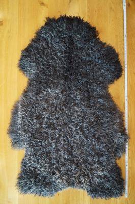 Peaux de mouton - Gotland - black-big-curly-gotland