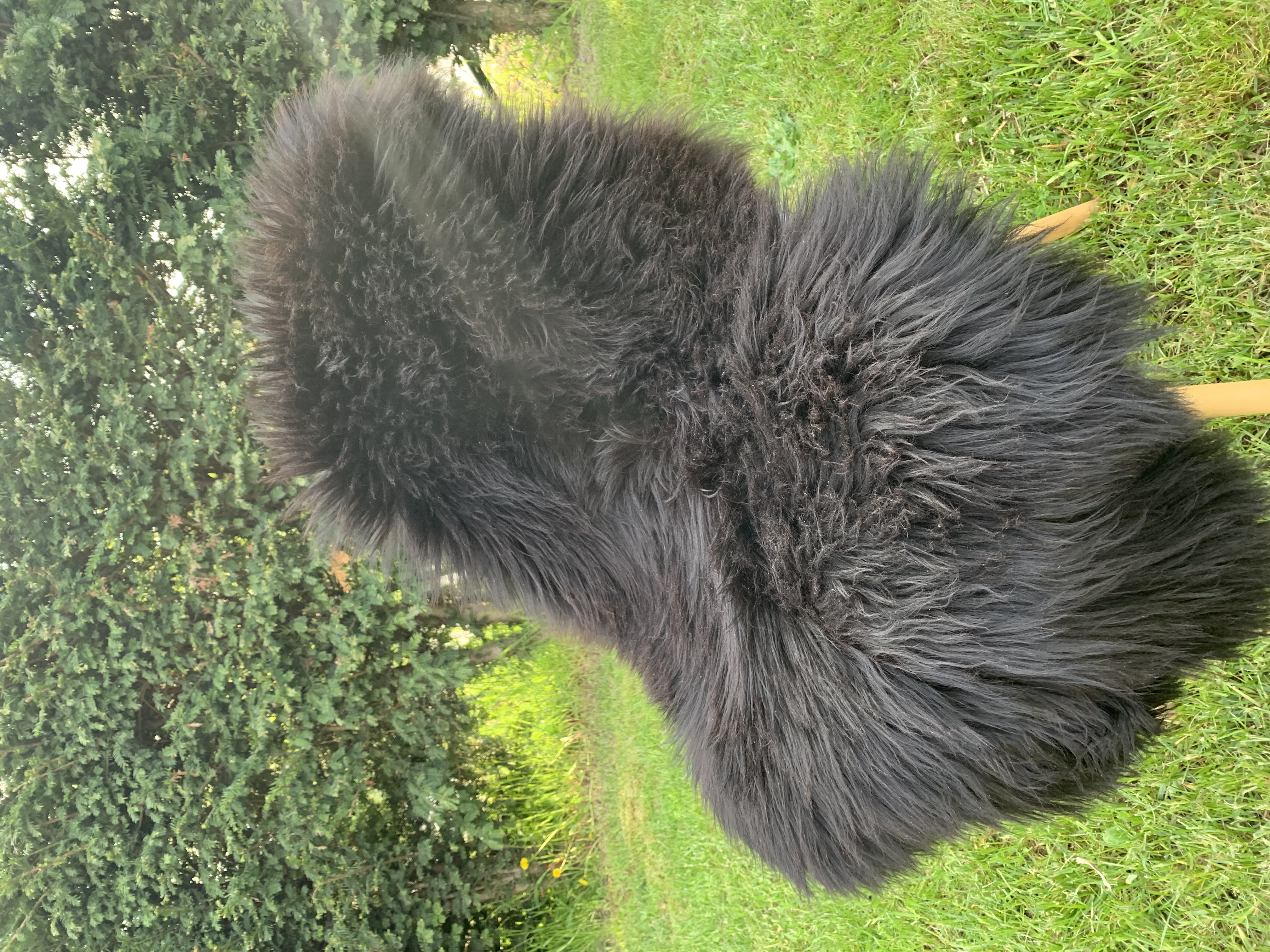 Peaux de mouton - Melerade - black-sheepskin-melerade-adam-leather