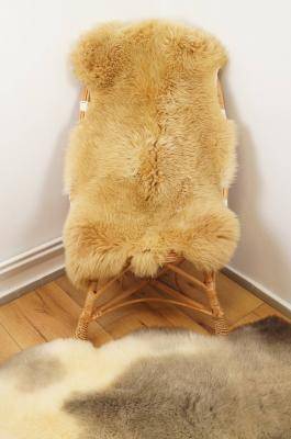 Peaux de mouton - Meliert Toffee - Mouton renard de Cobourg - decorative-meliert-toffee-sheepskin