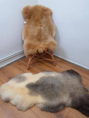 Peaux de mouton - Meliert - Melange - decorative-sheepskin-meliert-melange