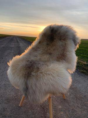 Peaux de mouton - Melerade - latte-melerade-sheepskin-adam-leather