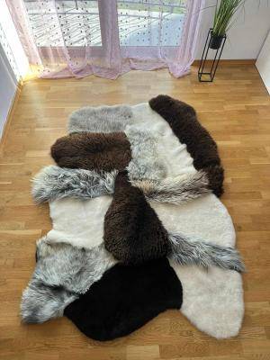 Peaux de mouton - Tapis patchwork en peau de mouton - 4497108031181148973084884304875272731621800n