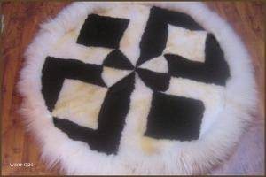 Peaux de mouton - Tapis ronds - 998184mega-round-carpets-sheepskin-adam-leather