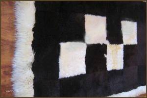 Peaux de mouton - Tapis patchwork en peau de mouton - accomplished-rectangular-carpets-sheepskin