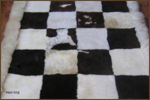 Peaux de mouton - Tapis patchwork en peau de mouton - beauty-rectangular-carpets-sheepskin