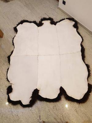 Peaux de mouton - Tapis patchwork en peau de mouton - beddable-rectangular-carpets-sheepskin