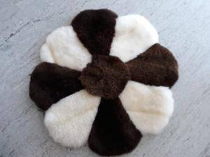 Peaux de mouton - Tapis ronds - brown-round-carpets-sheepskin