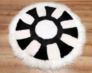 Peaux de mouton - Tapis ronds - carpets-eco-bio-adam-leather