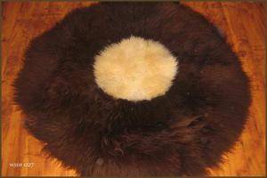 Peaux de mouton - Tapis ronds - delightful-round-carpets-sheepskin-adam-leather