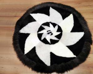 Peaux de mouton - Tapis ronds - eco-carpets-adam-leather