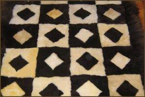 Peaux de mouton - Tapis patchwork en peau de mouton - exceptional-rectangular-carpets-sheepskin