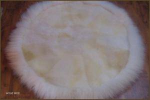 Peaux de mouton - Tapis ronds - grand-round-carpets-sheepskin-adam-leather