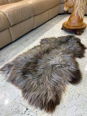 Peaux de mouton -  Peau de mouton - grey-lihgt-sheepskin-adam-leather-eco