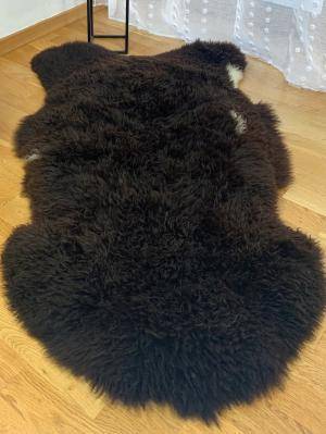 Peaux de mouton -  Peau de mouton - melerade-black-sheepskin-adam-leather
