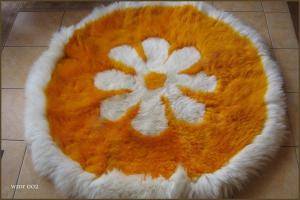 Peaux de mouton - Tapis ronds - peachy-round-carpets-sheepskin