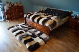 Peaux de mouton - Tapis patchwork en peau de mouton - pretty-rectangular-carpets-sheepskin
