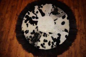 Peaux de mouton - Tapis ronds - round-carpets-sheepskin-adam-leather
