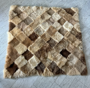 Peaux de mouton - Tapis patchwork en peau de mouton - tempimagelxasxs
