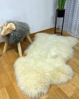 Peaux de mouton -  Peau de mouton - white-eco-swedish-sheepskin-adam-leather