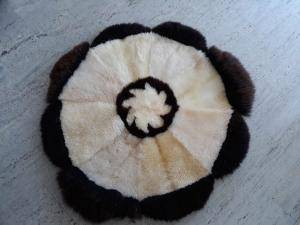 Peaux de mouton - Tapis ronds - white-round-carpets-sheepskin-adam-leather