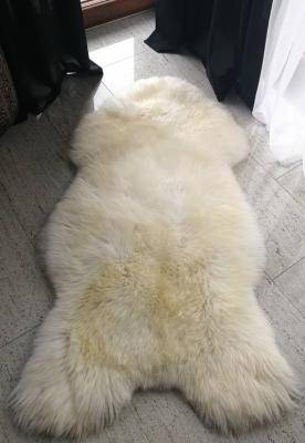 Peaux de mouton -  Peau de mouton - white-sheepskin-adam-leather