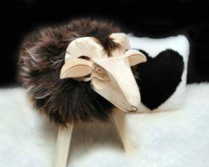 Peaux de mouton - Moutons en Bois  - 29