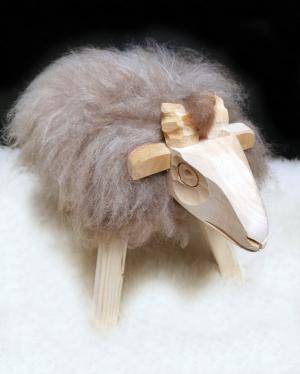 Peaux de mouton - Moutons en Bois  - 50