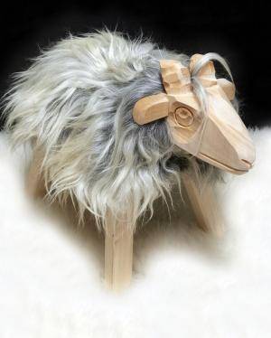Peaux de mouton - Moutons en Bois  - 53