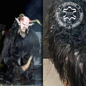 Peaux de mouton - Peau de mouton à poils longs pour costume de Krampus - nowyprojekt582