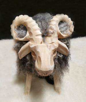 Peaux de mouton - Moutons en Bois  - woodenram