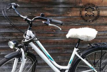 Peaux de mouton - Housses de siège en peau de mouton - la solution parfaite pour les amateurs de longues balades à vélo et un must pour les cyclistes sérieux !