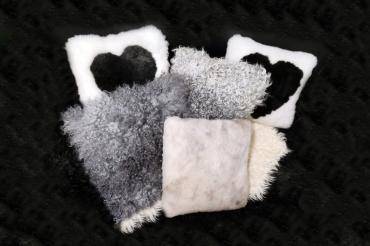 Peaux de mouton - Oreiller en peau de mouton naturelle