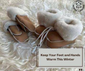 Peaux de mouton - Gardez vos pieds et vos mains au chaud cet hiver