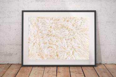 Peaux de mouton - Vous aimez les produits naturels ? Cuir d'agneau blanc - indémodable !