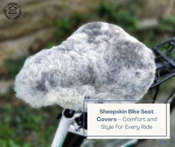 Peaux de mouton - Housses de Selle Vélo en Peau de Mouton – Confort et Style pour Chaque Balade
