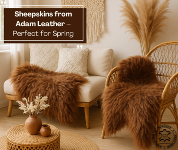 Peaux de mouton - Peaux de mouton de Adam Leather – idéales pour le printemps