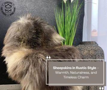 Peaux de mouton - Les peaux de mouton dans un style rustique – Chaleur, naturel et charme intemporel