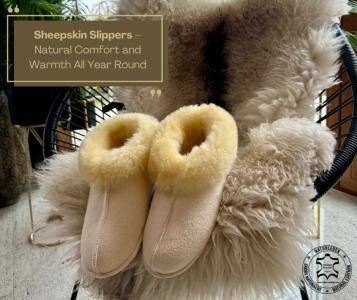Peaux de mouton - Chaussons en Peau de Mouton – Confort Naturel et Chaleur Toute l’Année