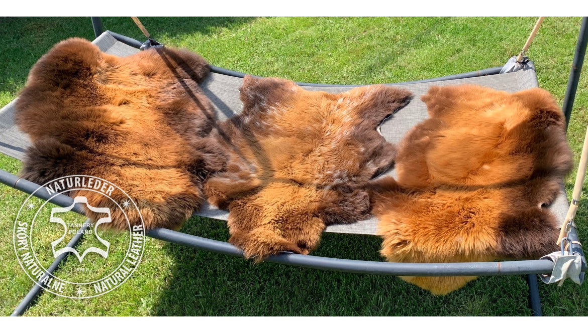 Peignez votre environnement avec des peaux de mouton aux couleurs automnales de la collection Adam-Leather !